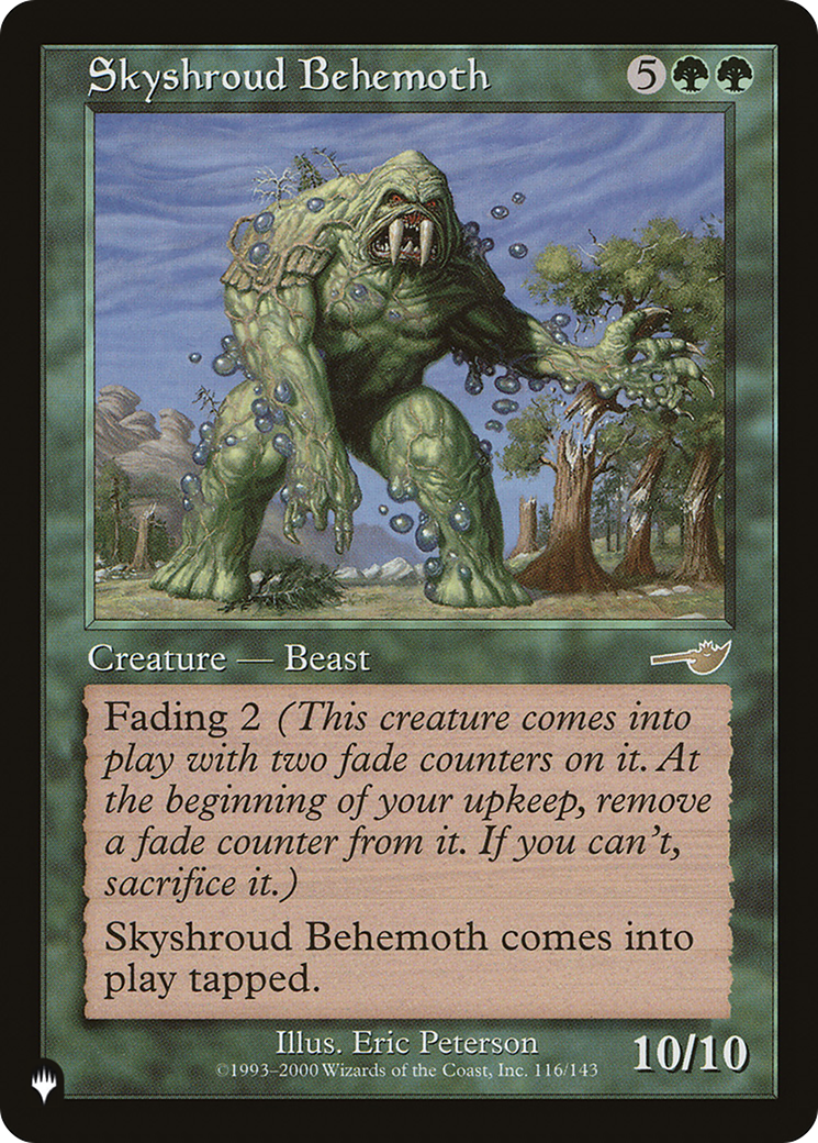 Skyshroud Behemoth (Retro) (NEM-116) - The List