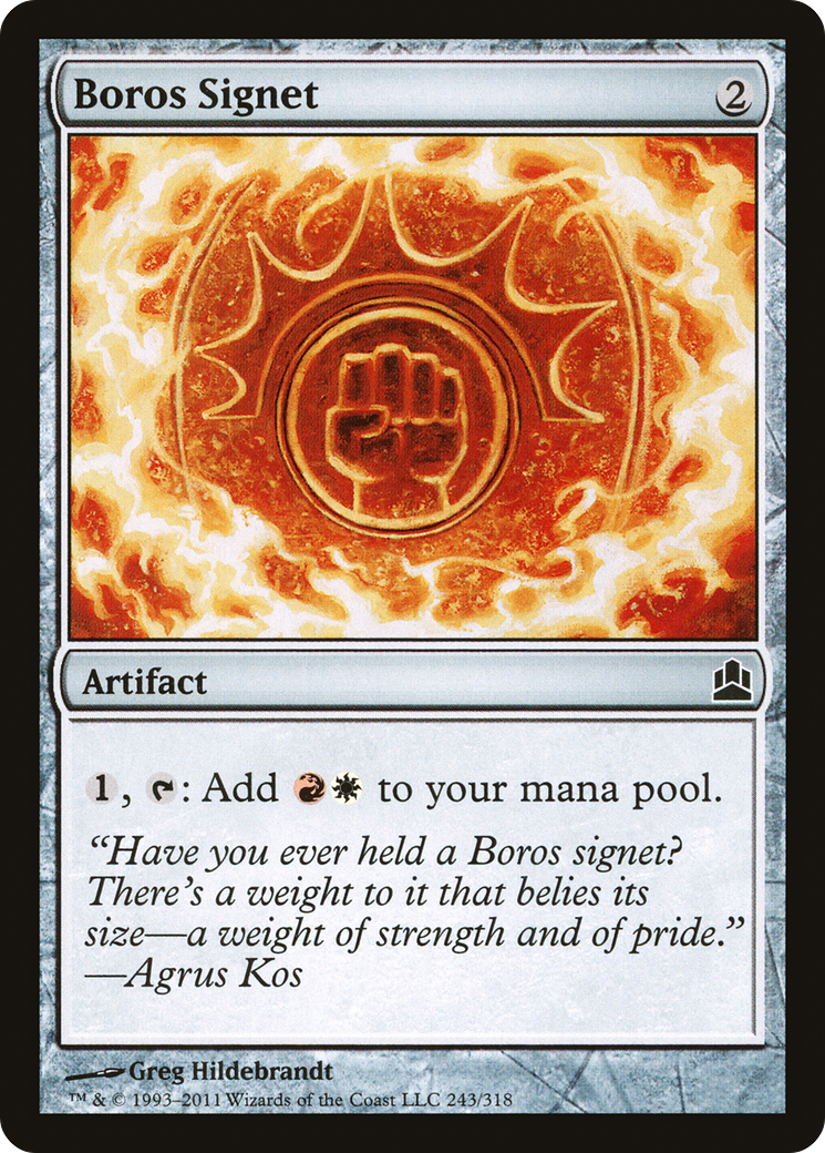 Boros Signet (243) - Commander 2011