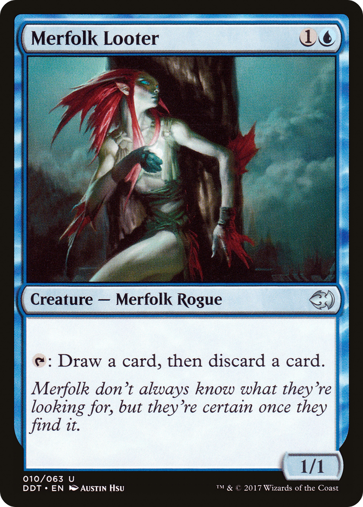 Merfolk Looter (010) - Duel Decks: Merfolk vs. Goblins