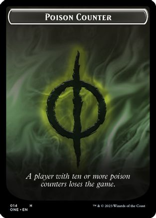 Poison Counter // Beast Double-sided Token - Commander: Phyrexia: All Will Be One