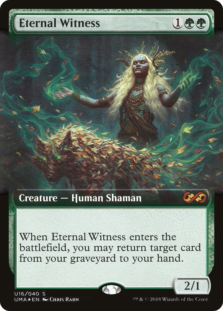 Eternal Witness (Extended Art) (U16) Foil - Ultimate Box Topper