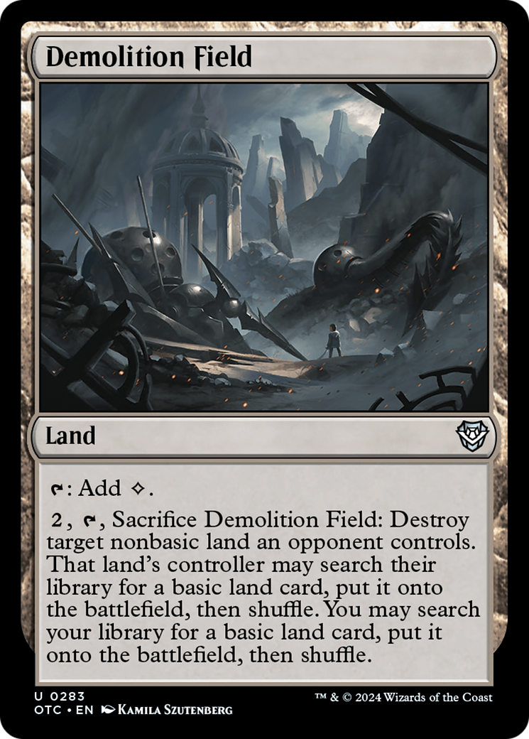 Demolition Field (283) - Outlaws of Thunder Junction Commander