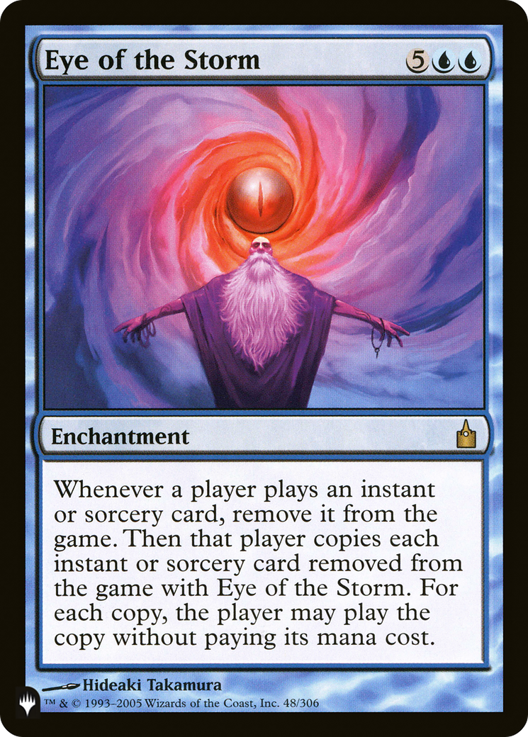 Eye of the Storm (RAV-48) - The List
