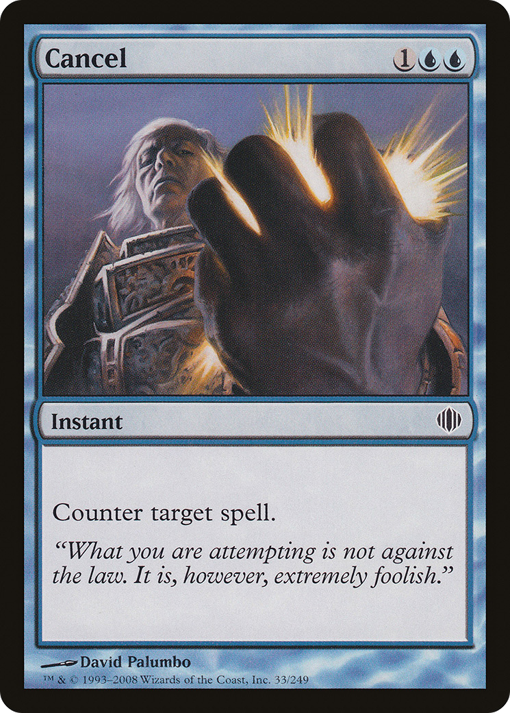 Cancel (033) Foil - Shards of Alara