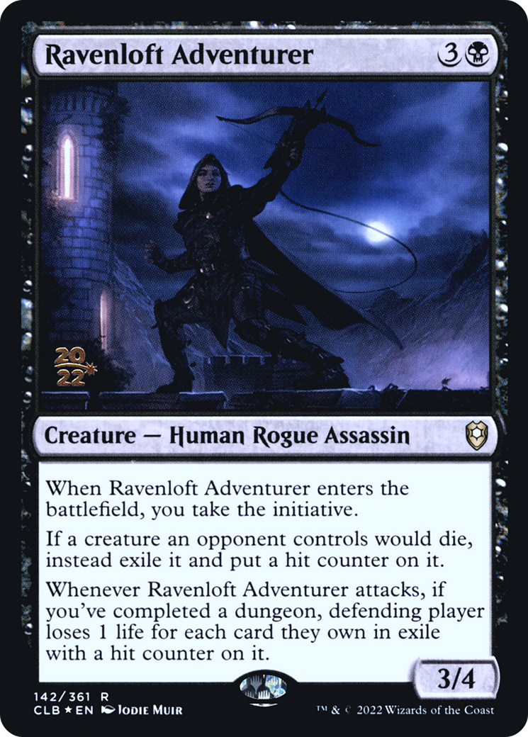 Ravenloft Adventurer (142) Foil - Battle for Baldur's Gate Promos