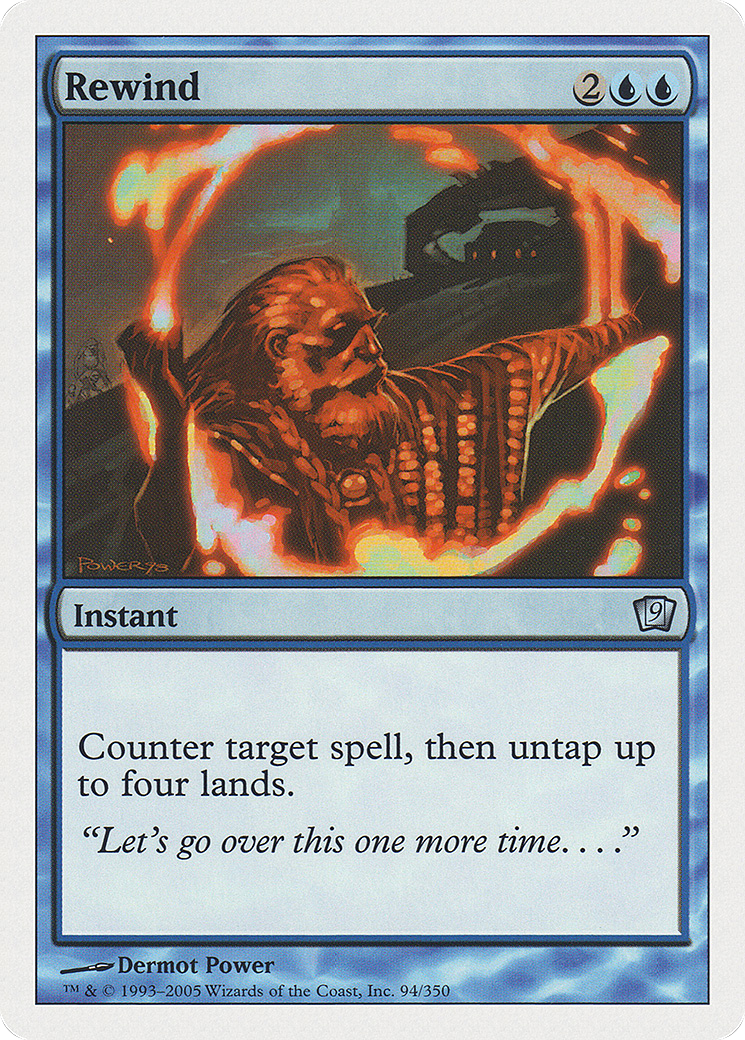 Rewind (094) Foil - Ninth Edition