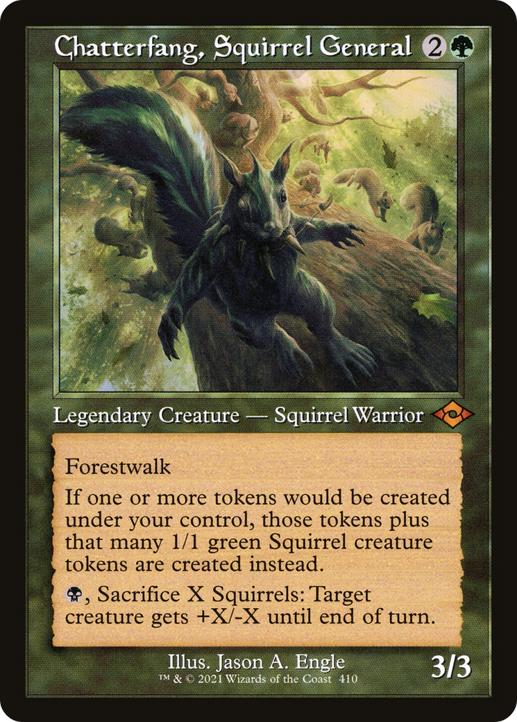 Chatterfang, Squirrel General (Retro) (410) - Modern Horizons 2