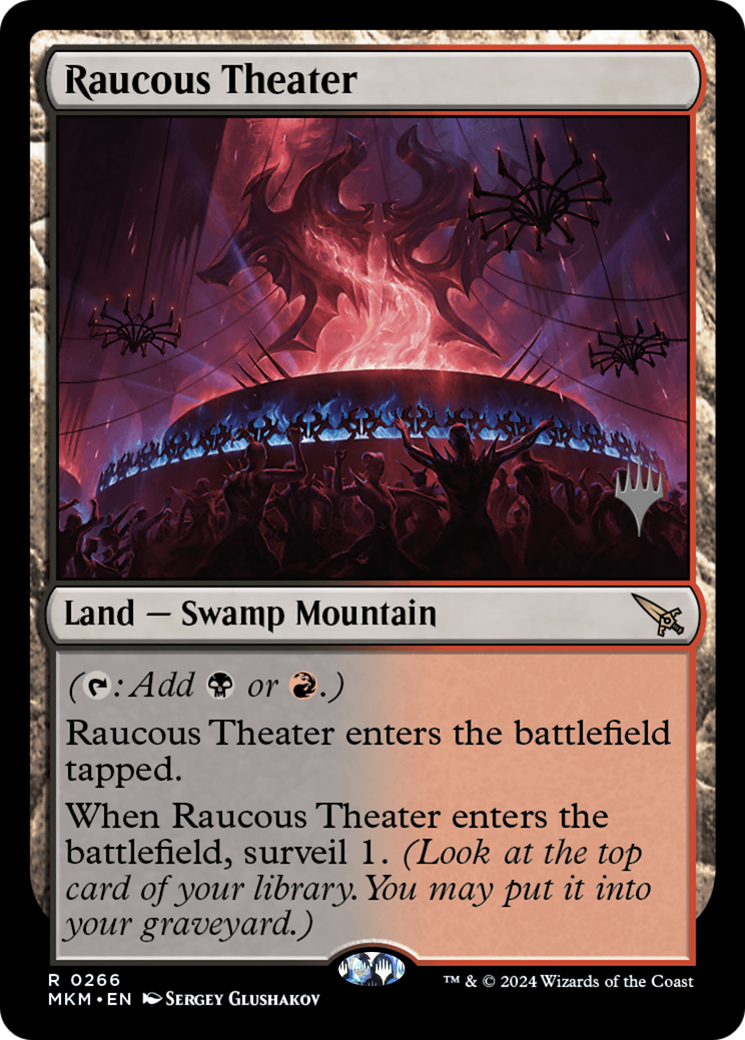 Raucous Theater (266) Foil - Murders at Karlov Manor Promos