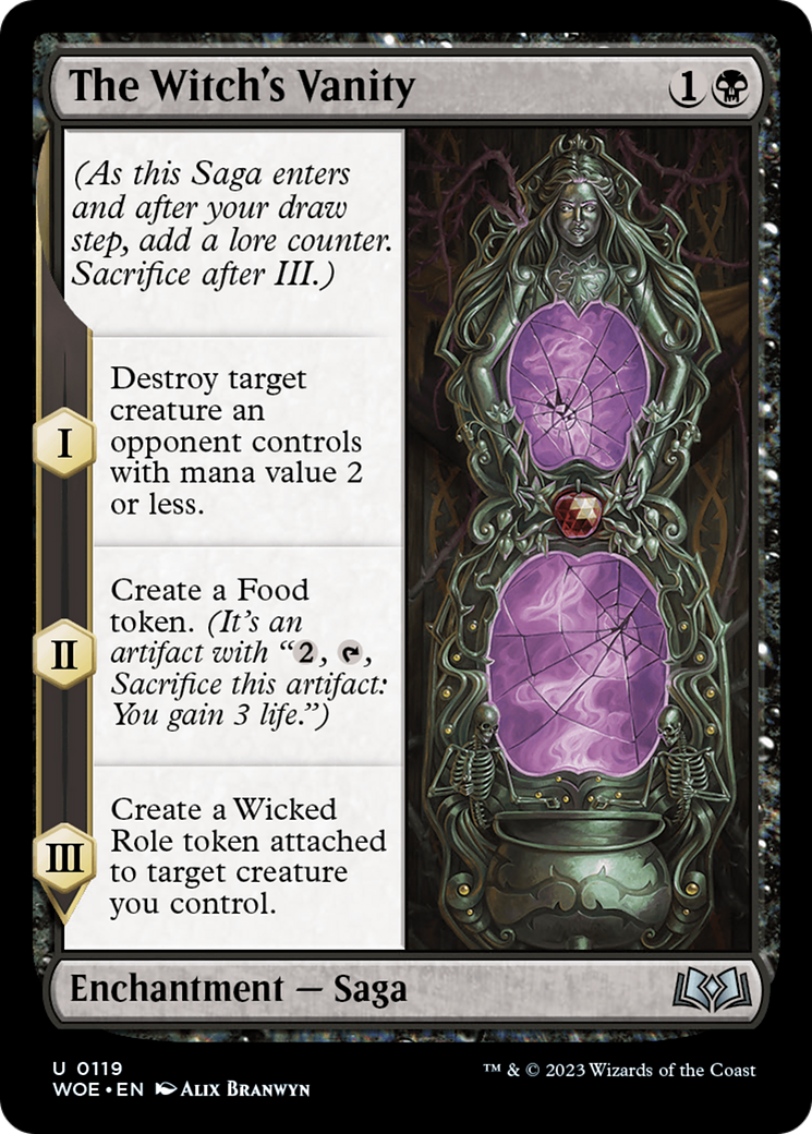 The Witch's Vanity (119) Foil - Wilds of Eldraine