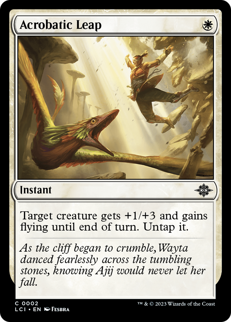 Acrobatic Leap (002) - The Lost Caverns of Ixalan