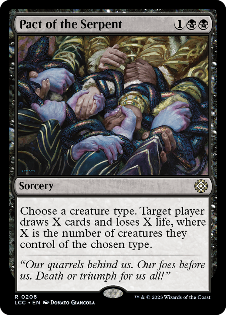Pact of the Serpent (206) - The Lost Caverns of Ixalan Commander