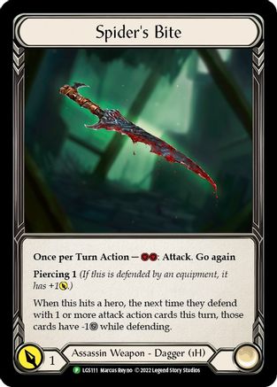 Spider's Bite (LGS111) Cold Foil - FaB Promos
