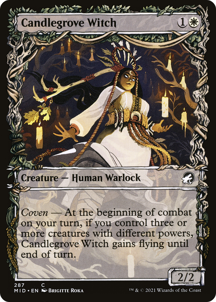 Candlegrove Witch (Showcase) (287) - Innistrad: Midnight Hunt