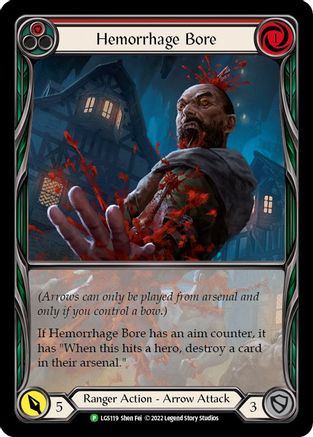Hemorrhage Bore (Red) (LGS119) Rainbow Foil - FaB Promos