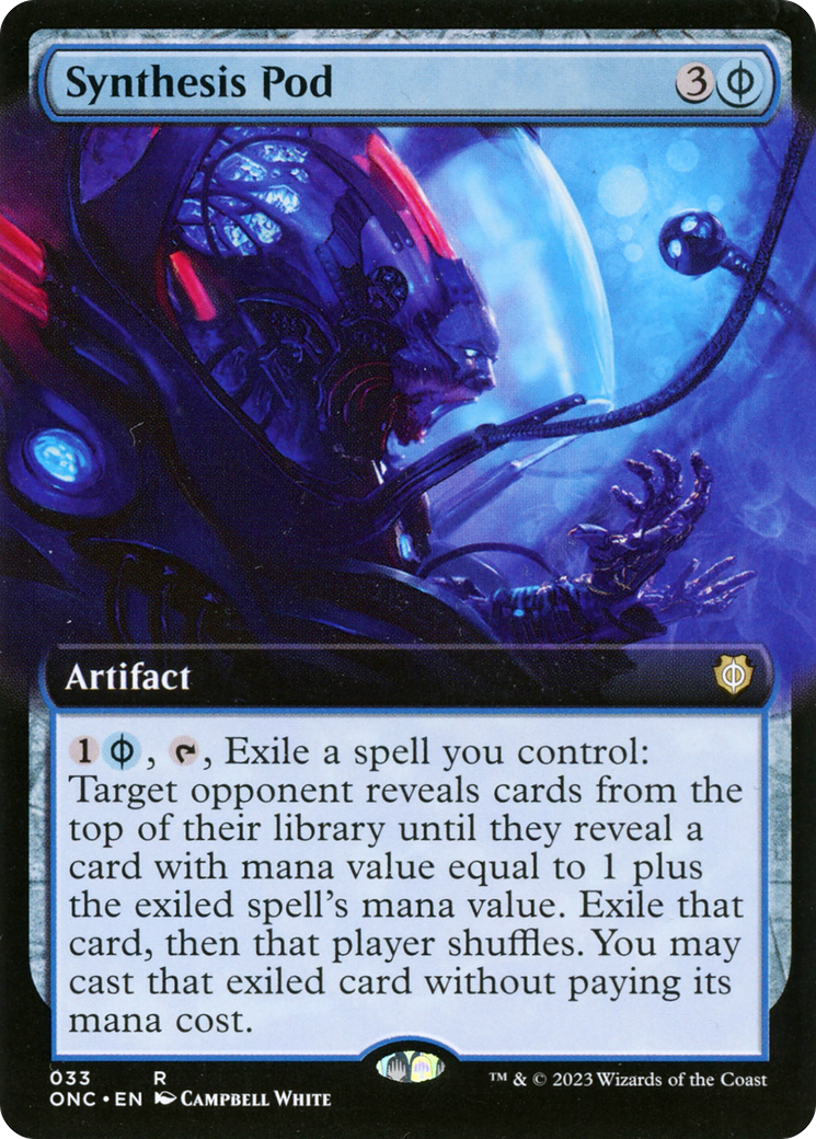 Synthesis Pod (Extended Art) (033) - Phyrexia: All Will Be One Commander