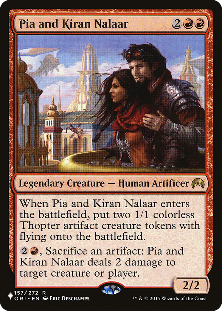 Pia and Kiran Nalaar (ORI-157) - The List