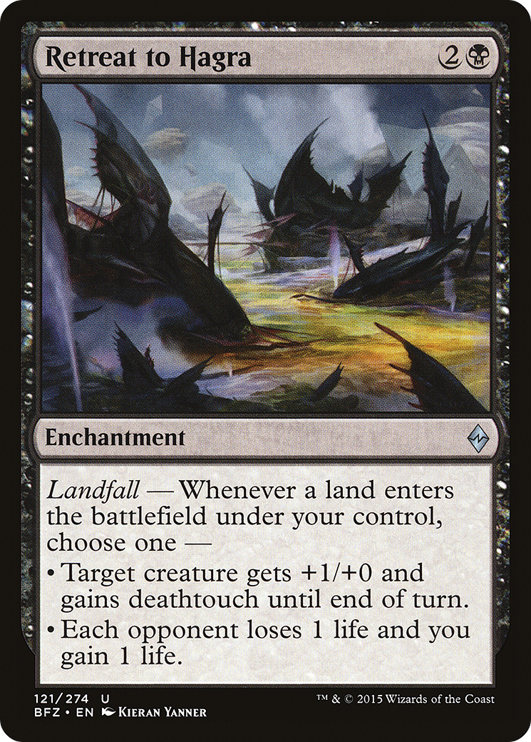Retreat to Hagra (121) - Battle for Zendikar