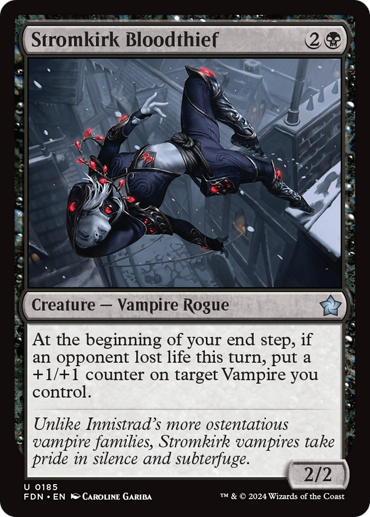 Stromkirk Bloodthief (185) Foil - Foundations