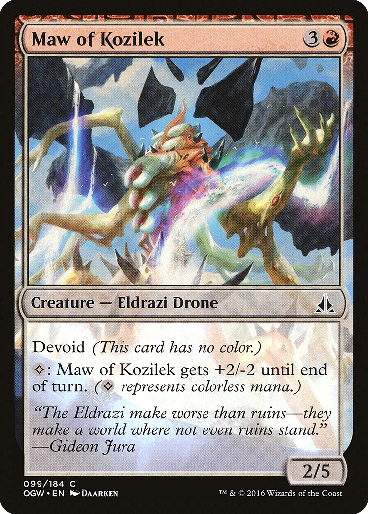Maw of Kozilek (099) - Oath of the Gatewatch