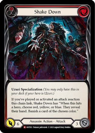 Shake Down (OUT013) Rainbow Foil - Outsiders