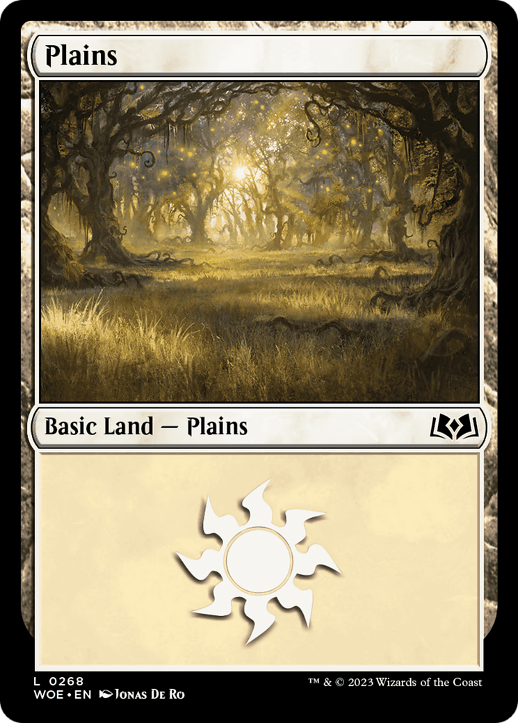 Plains (268) Foil - Wilds of Eldraine