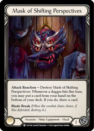 Mask of Shifting Perspectives (OUT140) Rainbow Foil - Outsiders