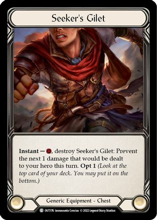 Seeker's Gilet (OUT176) Rainbow Foil - Outsiders