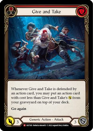 Give and Take (OUT185) Rainbow Foil - Outsiders