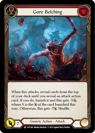Gore Belching (OUT186) Rainbow Foil - Outsiders