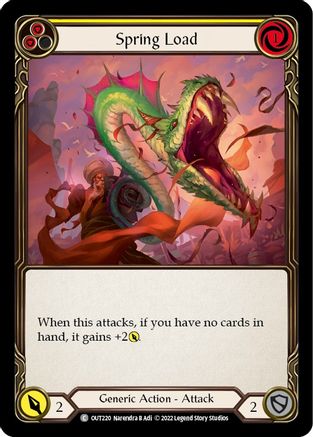 Spring Load (Yellow) (OUT220) Rainbow Foil - Outsiders