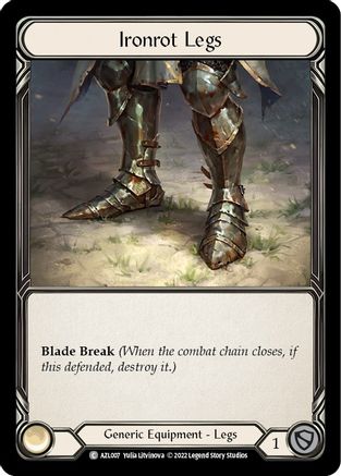 Ironrot Legs (AZL007) - Blitz Deck: Outsiders - Azalea