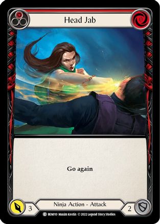 Head Jab (Red) (BEN010) - Blitz Deck: Outsiders - Benji