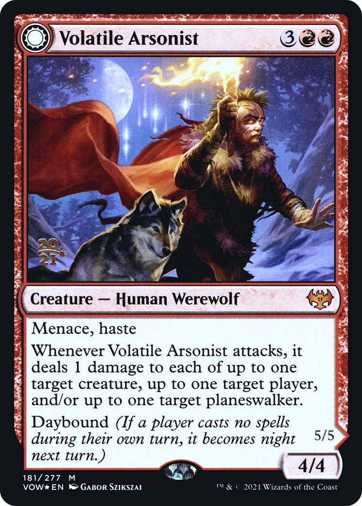 Volatile Arsonist (181) Foil - Innistrad: Crimson Vow Promos