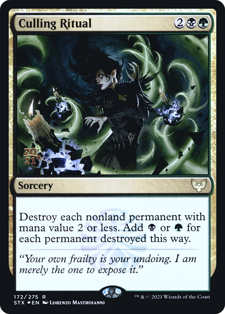 Culling Ritual (172s) Foil - Strixhaven: School of Mages Promos