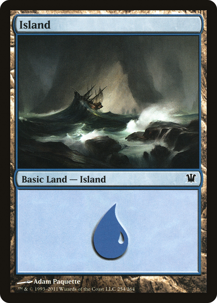Island (254) Foil - Innistrad