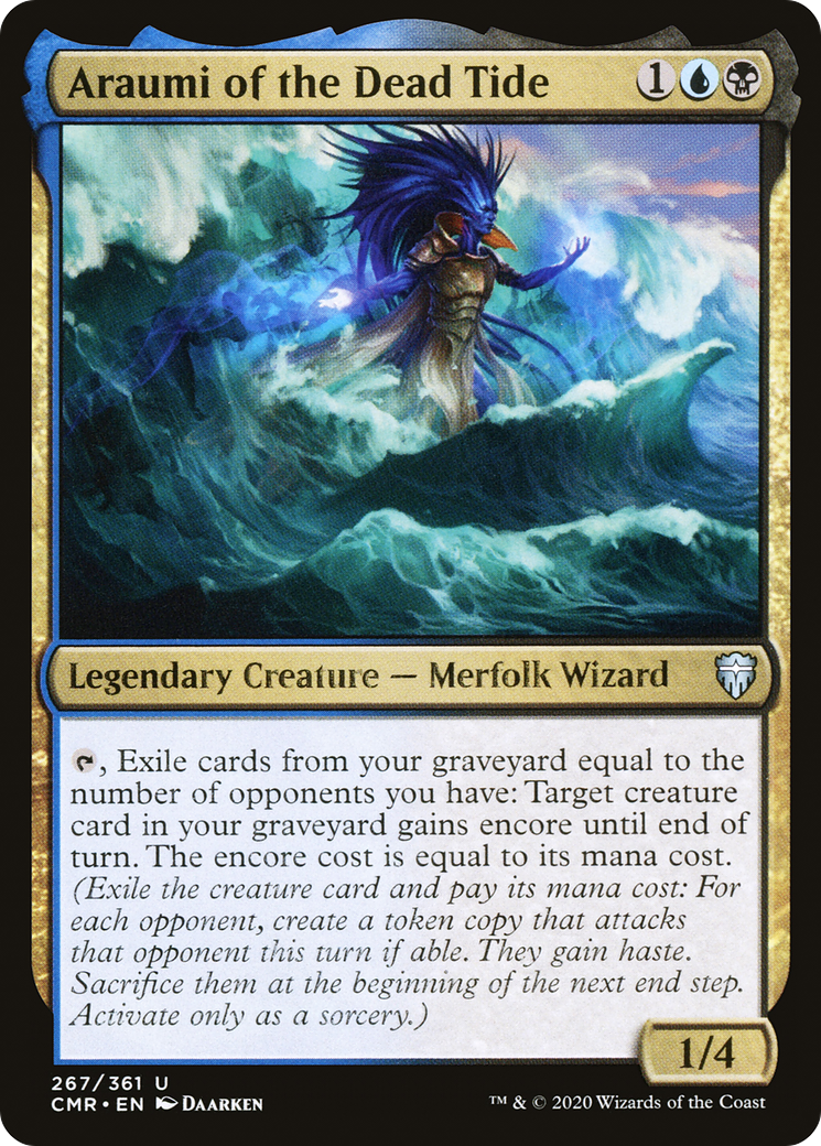 Araumi of the Dead Tide (267) Foil - Commander Legends
