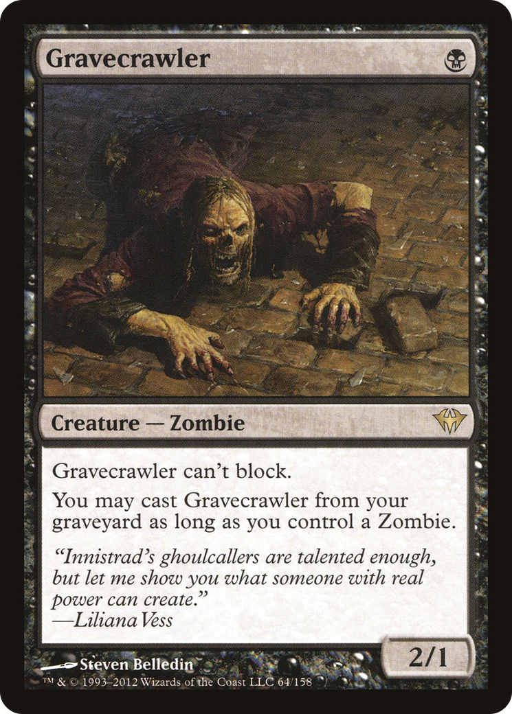 Gravecrawler (064) Foil - Dark Ascension