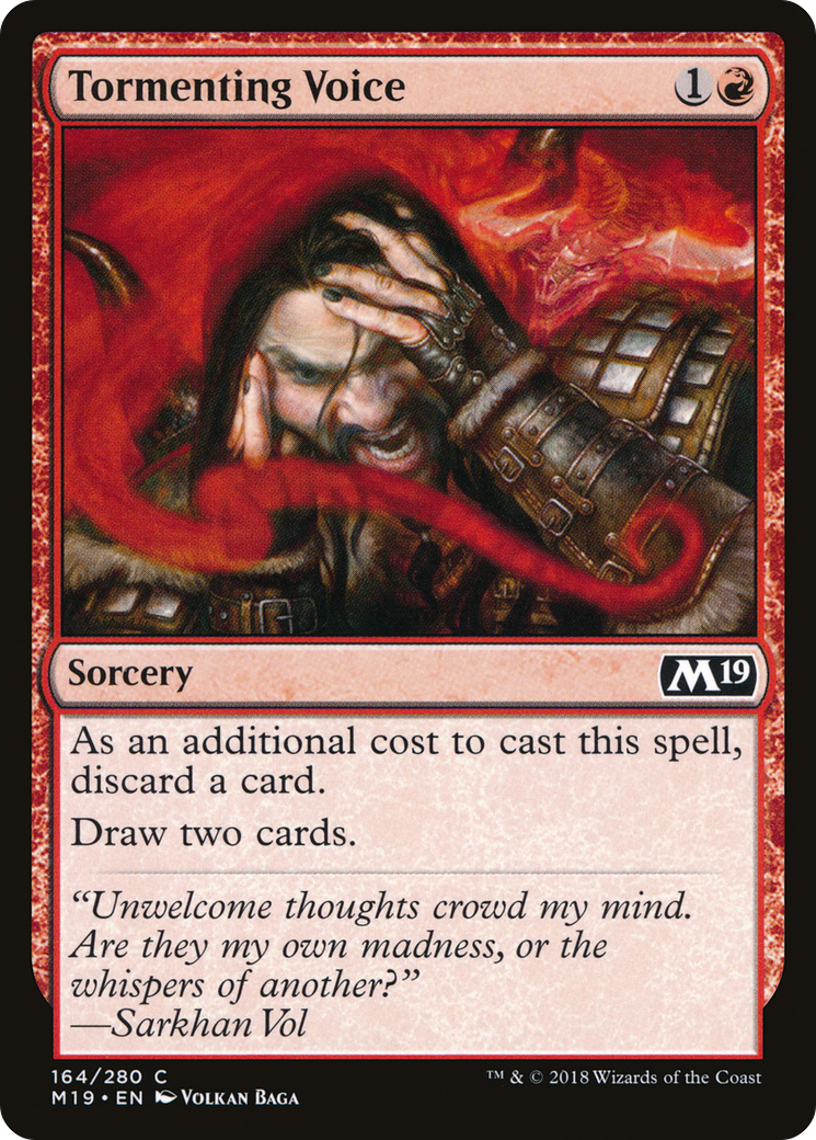 Tormenting Voice (164) Foil - Core Set 2019