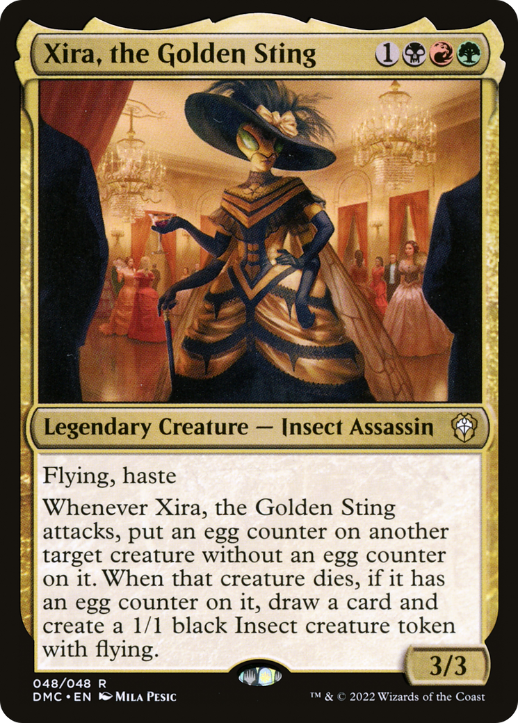 Xira, the Golden Sting (048) Foil - Dominaria United Commander