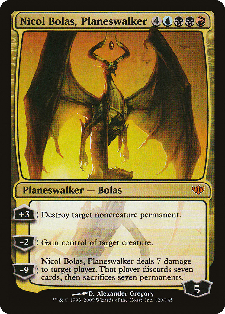 Nicol Bolas, Planeswalker (120) Foil - Conflux