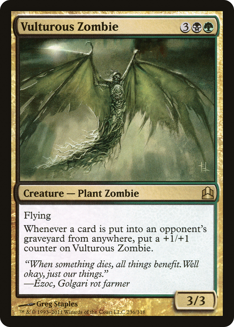 Vulturous Zombie (236) - Commander 2011