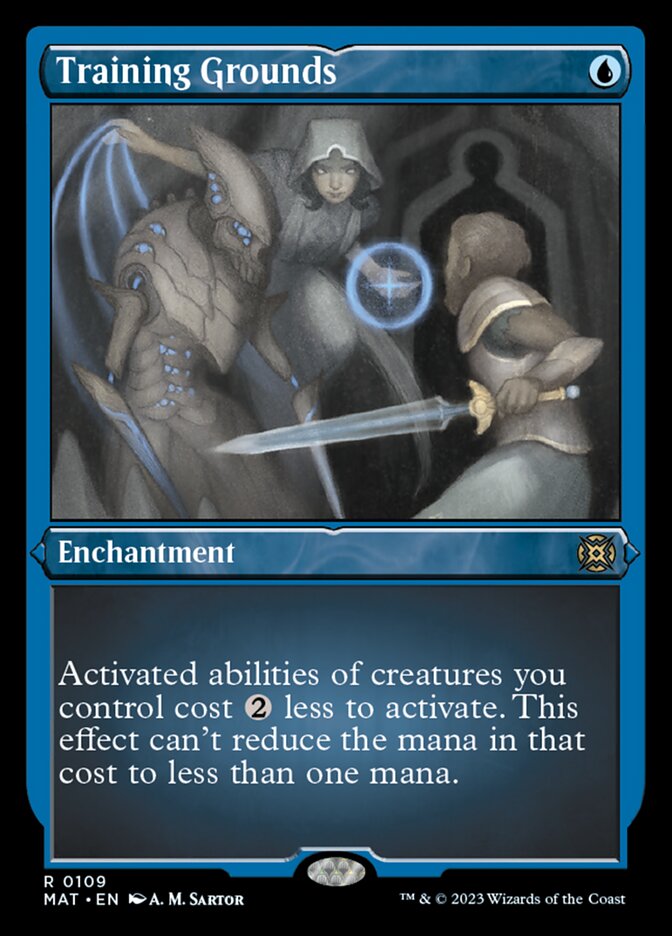 Training Grounds (109) Etched - March of the Machine: The Aftermath