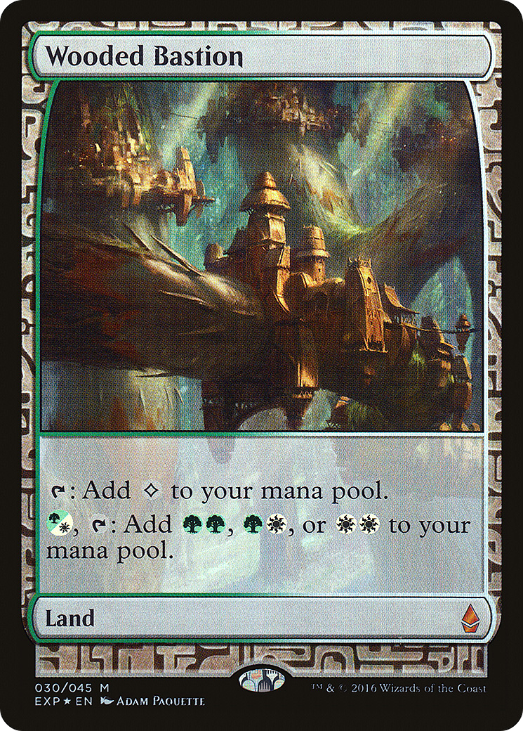 Wooded Bastion (030) Foil - Zendikar Expeditions