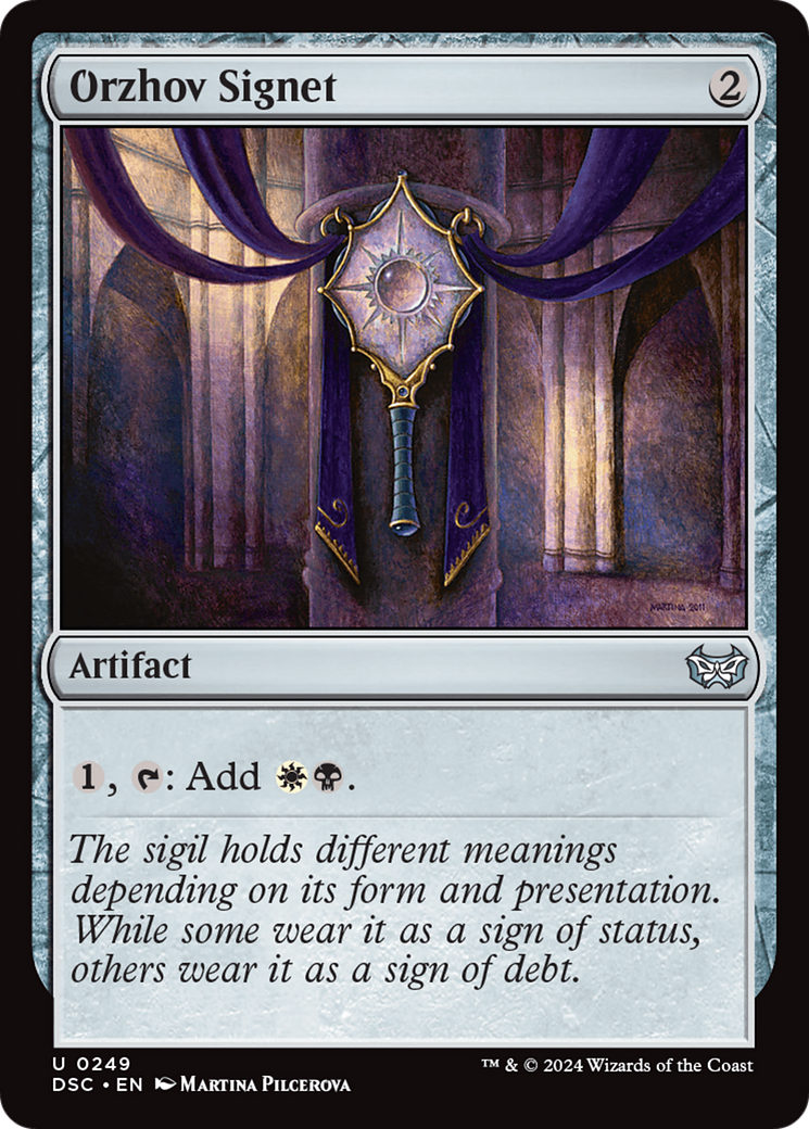 Orzhov Signet (249) - Duskmourn: House of Horror Commander