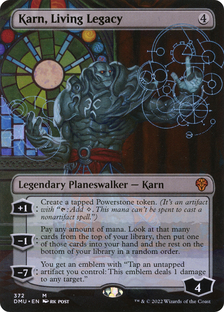 Karn, Living Legacy (Borderless) (372) - Dominaria United