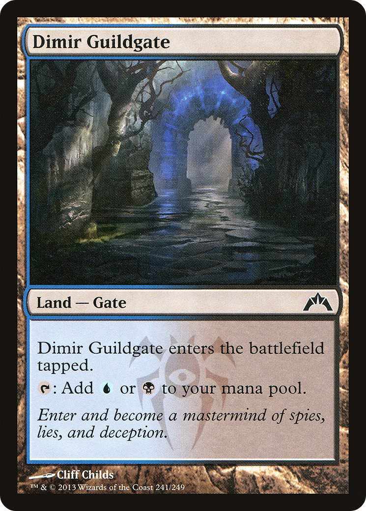 Dimir Guildgate (241) Foil - Gatecrash