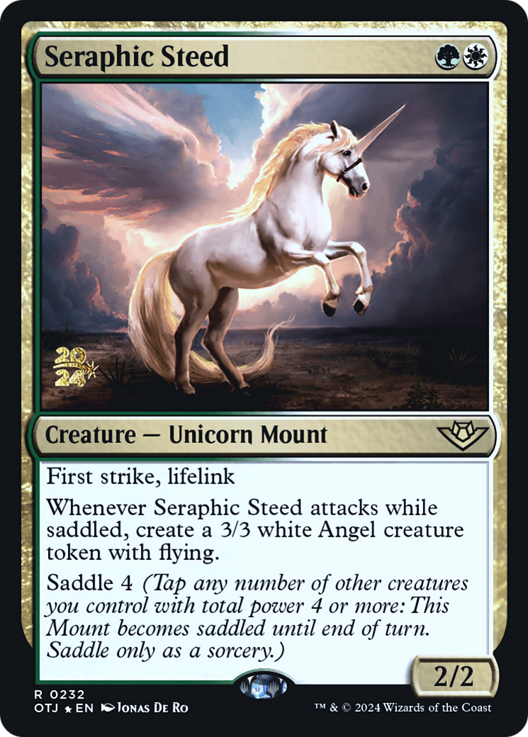 Seraphic Steed (232) Foil - Outlaws of Thunder Junction Promos