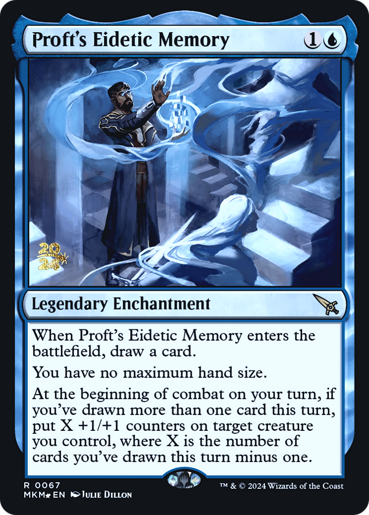 Proft's Eidetic Memory (067) Foil - Murders at Karlov Manor Promos