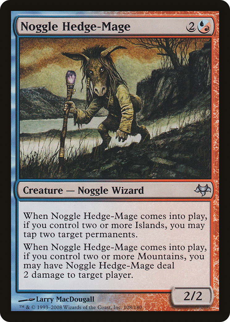 Noggle Hedge-Mage (108) Foil - Eventide