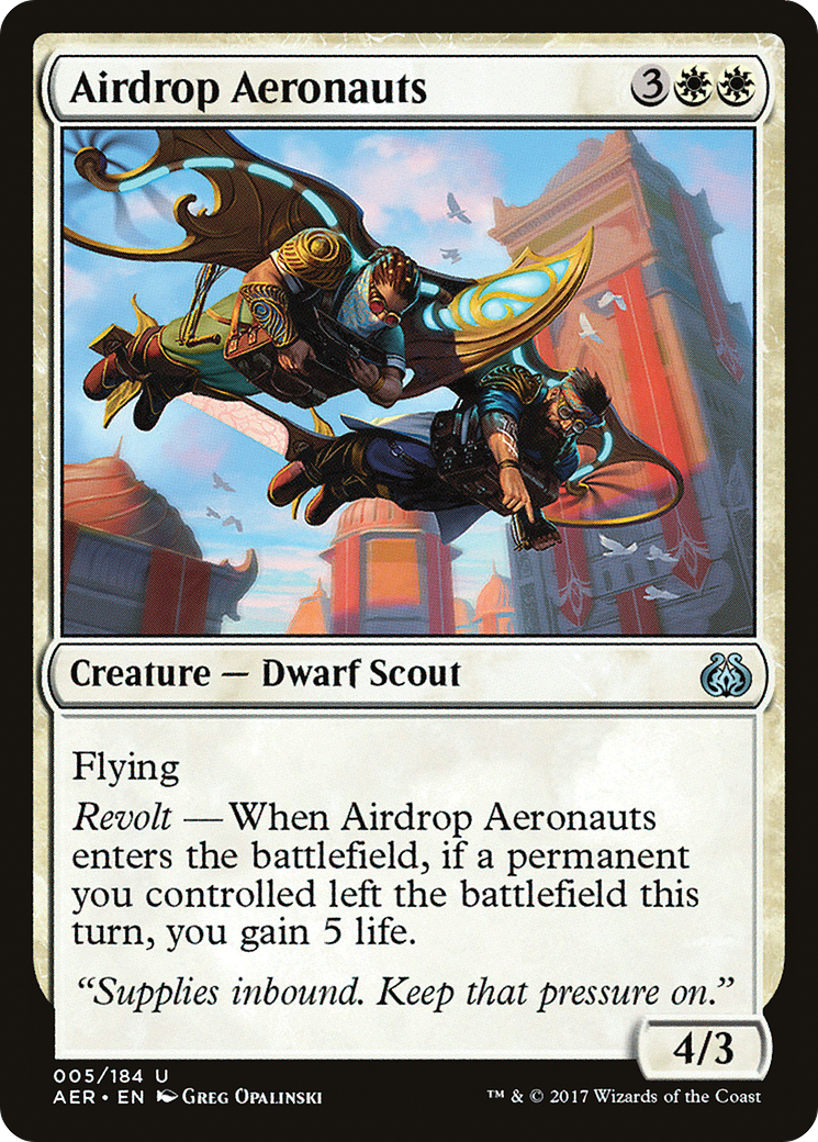 Airdrop Aeronauts (005) - Aether Revolt